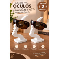 Kit 2 Suportes Para Óculos Decorativo Kit 2 Suportes Para Óculos Decorativo