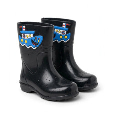 Galocha Infantil Masculina Menino Preto Impermeável Chuva Antiderrapante Galocha Infantil Masculina Menino Preto Impermeável Chuva Antiderrapante