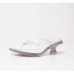 Tamanco Feminino Salto Baixo Kitten Heel Chinelo Preto Confortável Tendência Tamanco Feminino Salto Baixo Kitten Heel Chinelo Preto Confortável Tendência