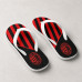 Chinelo Masculino AC Milan Red & Black Block Chinelo Masculino AC Milan Red & Black Block