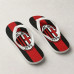 Chinelo Masculino AC Milan Faixa Vermelha Chinelo Masculino AC Milan Faixa Vermelha