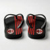 Chinelo Masculino AC Milan Red & Black Stripes Chinelo Masculino AC Milan Red & Black Stripes