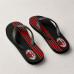 Chinelo Masculino AC Milan Red & Black Stripes Chinelo Masculino AC Milan Red & Black Stripes