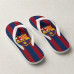 Chinelo Masculino Barcelona Listrado Azul e Vermelho Chinelo Masculino Barcelona Listrado Azul e Vermelho