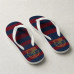 Chinelo Masculino Barcelona Retrô Azul Marinho e Vinho