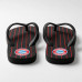Chinelo Masculino Bayern de Munique Listrado Preto e Vermelho