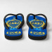 Chinelo Masculino Boca Juniors Escudo Central Azul e Amarelo Chinelo Masculino Boca Juniors Escudo Central Azul e Amarelo