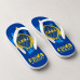 Chinelo Masculino Boca Juniors Escudo Central Azul e Amarelo Chinelo Masculino Boca Juniors Escudo Central Azul e Amarelo