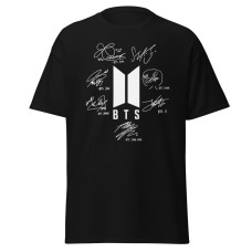 Camiseta BTS Assinaturas Camiseta BTS Assinaturas