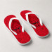 Chinelo Masculino Chicago Bulls Doodle Vermelho e Preto Chinelo Masculino Chicago Bulls Doodle Vermelho e Preto