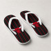 Chinelo Masculino Chicago Bulls Pinstripe Preto e Vermelho Chinelo Masculino Chicago Bulls Pinstripe Preto e Vermelho