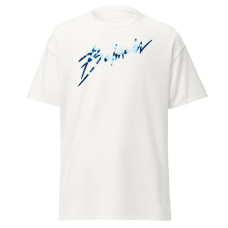 Camiseta Masculina Balmain Ice Blue Camiseta Masculina Balmain Ice Blue
