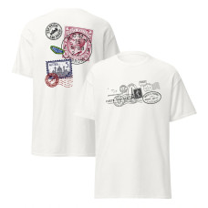 Camiseta Masculina Cartão Postal Camiseta Masculina Cartão Postal