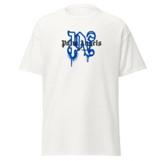 Camiseta Masculina Palm Angels Blue Drip Camiseta Masculina Palm Angels Blue Drip