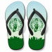 Chinelo Masculino Boston Celtics Skyline Verde e Azul Claro Chinelo Masculino Boston Celtics Skyline Verde e Azul Claro