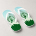 Chinelo Masculino Boston Celtics Skyline Verde e Azul Claro Chinelo Masculino Boston Celtics Skyline Verde e Azul Claro