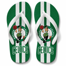 Chinelo Masculino Boston Celtics Stripes Verde e Branco Chinelo Masculino Boston Celtics Stripes Verde e Branco