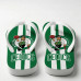 Chinelo Masculino Boston Celtics Stripes Verde e Branco
