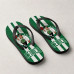 Chinelo Masculino Boston Celtics Stripes Verde e Branco