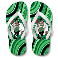 Chinelo Masculino Boston Celtics Swirl Verde e Preto Chinelo Masculino Boston Celtics Swirl Verde e Preto