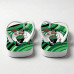 Chinelo Masculino Boston Celtics Swirl Verde e Preto Chinelo Masculino Boston Celtics Swirl Verde e Preto