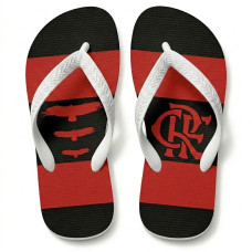 Chinelo Masculino Flamengo Fúria Rubro-Negra Chinelo Masculino Flamengo Fúria Rubro-Negra