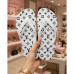 Chinelo Feminino LV Black White Chinelo Feminino LV Black White