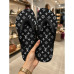 Chinelo Feminino LV Black White Chinelo Feminino LV Black White