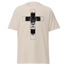 Camiseta Masculina Leão Na Cruz Camiseta Masculina Leão Na Cruz