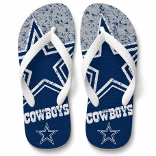 Chinelo Masculino Dallas Cowboys Grunge Azul e Cinza Chinelo Masculino Dallas Cowboys Grunge Azul e Cinza