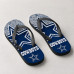 Chinelo Masculino Dallas Cowboys Grunge Azul e Cinza Chinelo Masculino Dallas Cowboys Grunge Azul e Cinza