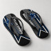 Chinelo Masculino Dallas Cowboys Pinstripe Preto e Azul Chinelo Masculino Dallas Cowboys Pinstripe Preto e Azul