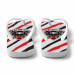 Chinelo Masculino D.C. United Stripes Branco, Vermelho e Preto