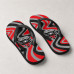 Chinelo Masculino D.C. United Swirl Vermelho, Preto e Cinza Chinelo Masculino D.C. United Swirl Vermelho, Preto e Cinza