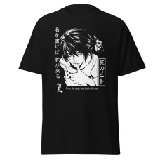 Camiseta Masculina Death Note L Camiseta Masculina Death Note L