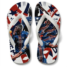Chinelo Masculino Dembélé Colagem de Comemorações e Estrelas Chinelo Masculino Dembélé Colagem de Comemorações e Estrelas