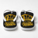 Chinelo Masculino Golden State Warriors Brush Strength In Numbers Preto e Amarelo Chinelo Masculino Golden State Warriors Brush Strength In Numbers Preto e Amarelo