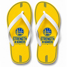 Chinelo Masculino Golden State Warriors Strength In Numbers Amarelo e Azul Chinelo Masculino Golden State Warriors Strength In Numbers Amarelo e Azul