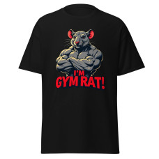 Camiseta Masculina Gym Rat Academia