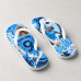 Chinelo Masculino Erling Haaland City Edição Especial Azul e Branco Chinelo Masculino Erling Haaland City Edição Especial Azul e Branco