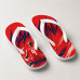 Chinelo Masculino Erling Haaland Zen Vermelho e Azul Chinelo Masculino Erling Haaland Zen Vermelho e Azul