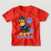 Camiseta Infantil Menino Patrulha Canina Chase Camiseta Infantil Menino Patrulha Canina Chase