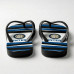 Chinelo Masculino Inter de Milão Listrado Azul Preto e Branco Chinelo Masculino Inter de Milão Listrado Azul Preto e Branco