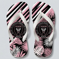 Sandália Masculina Inter Miami Palm Rosa e Preto Sandália Masculina Inter Miami Palm Rosa e Preto