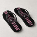 Chinelo Masculino Inter Miami Vertical Stripe Preto e Rosa Chinelo Masculino Inter Miami Vertical Stripe Preto e Rosa