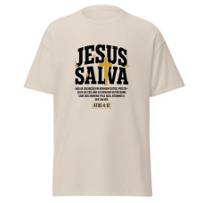 Camiseta Masculina Jesus Salva Camiseta Masculina Jesus Salva