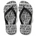 Chinelo Masculino Juventus Estampa Tipográfica Preto e Branco Chinelo Masculino Juventus Estampa Tipográfica Preto e Branco