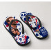 Chinelo Masculino Harry Kane Inglaterra Collage Azul, Vermelho e Branco Chinelo Masculino Harry Kane Inglaterra Collage Azul, Vermelho e Branco