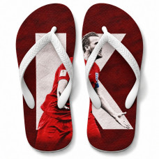 Chinelo Masculino Harry Kane Minimal Bordô e Branco Chinelo Masculino Harry Kane Minimal Bordô e Branco