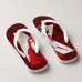 Chinelo Masculino Harry Kane Minimal Bordô e Branco Chinelo Masculino Harry Kane Minimal Bordô e Branco